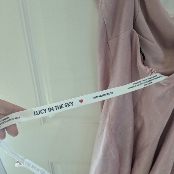 Lucy in the Sky Blush Pink Mini Dress - Picture 4 of 4